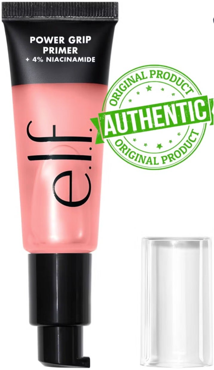 إلف برايمر باور جريب + 4% نياسيناميد (24 مل / 0.8 أونصة سائلة) | برايمر جل مرطب للوجه يثبت المكياج، ويفتح لون البشرة ويوحده | نباتي ولم يُختبر على الحيوانات - Image 1